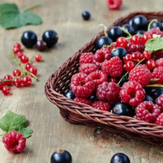 Décor framboise-cassis