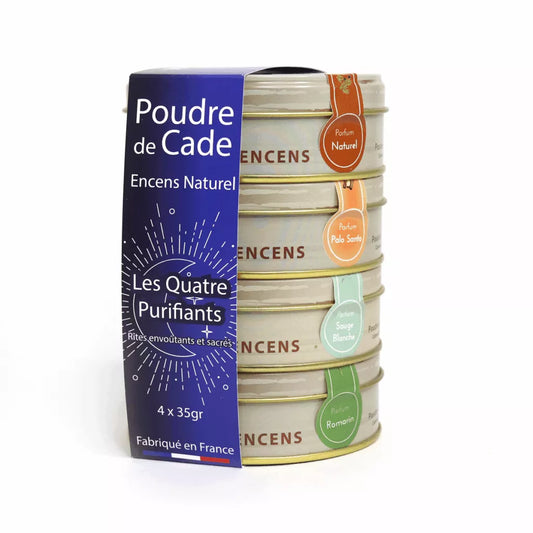 Sélection Les quatre Purifiants - Sauge Blanche, Palo Santo, Nature & Romarin