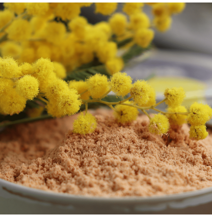 Poudre de cade et mimosa