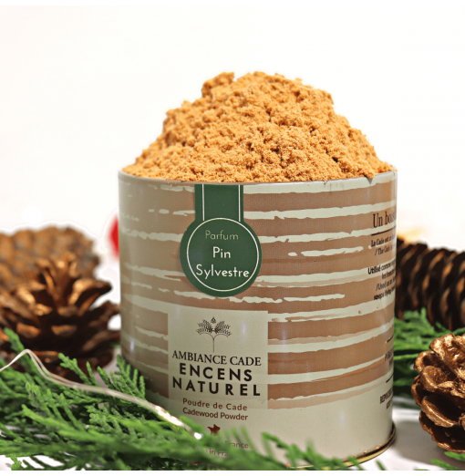 Poudre de cade et pin sylvestre