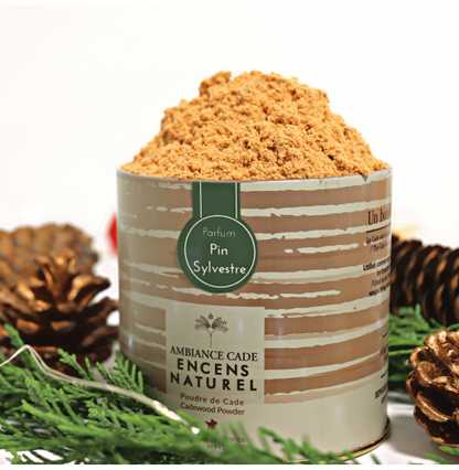 Poudre de cade et pin sylvestre