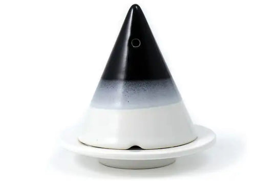 Diffuseur d'encens dégradé blanc et noir