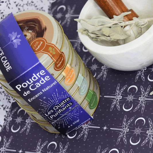 Sélection Les quatre Purifiants - Sauge Blanche, Palo Santo, Nature & Romarin