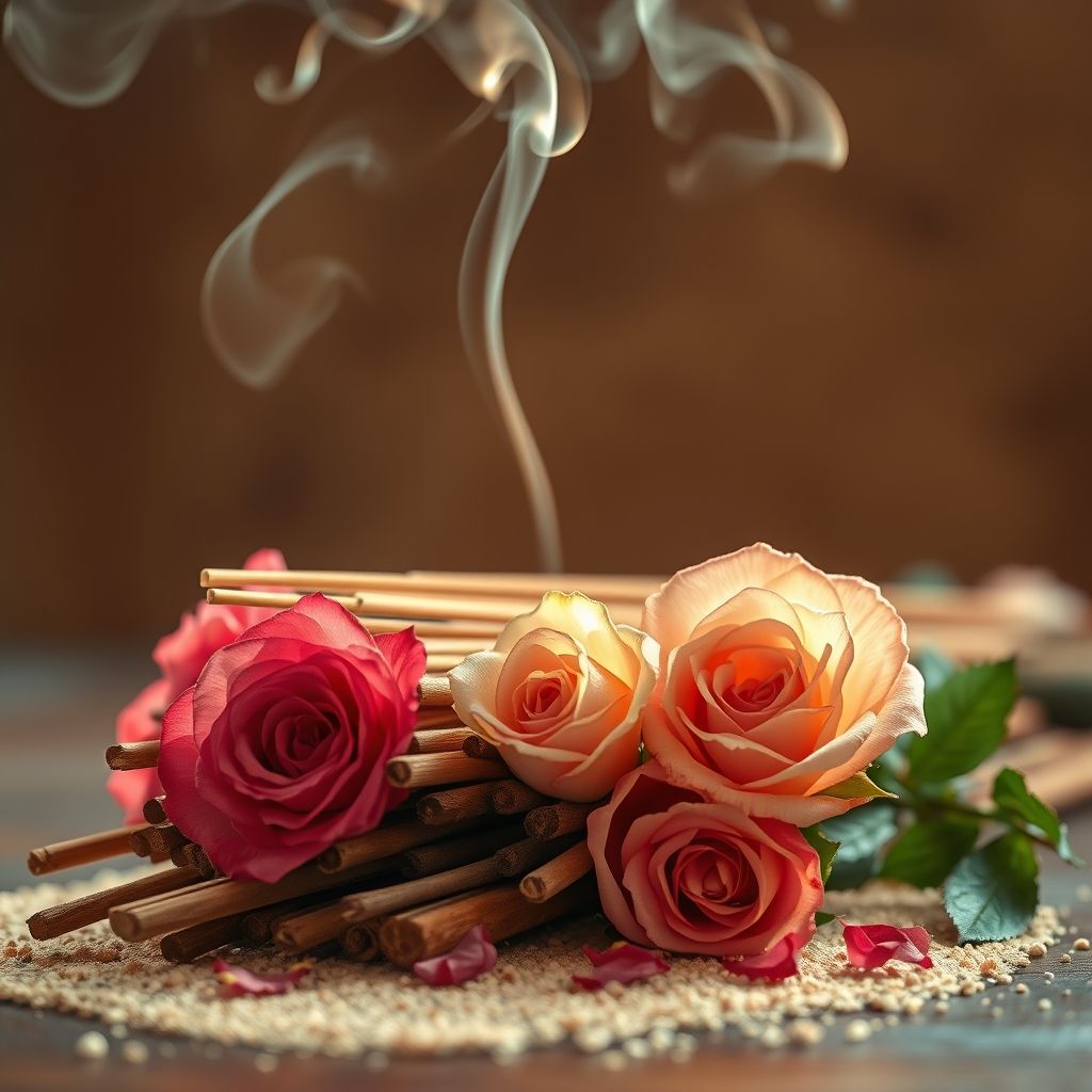 Encens à la rose