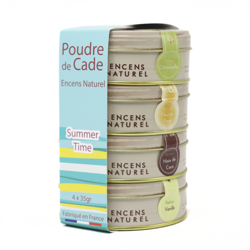 Sélection d'encens en poudre naturel