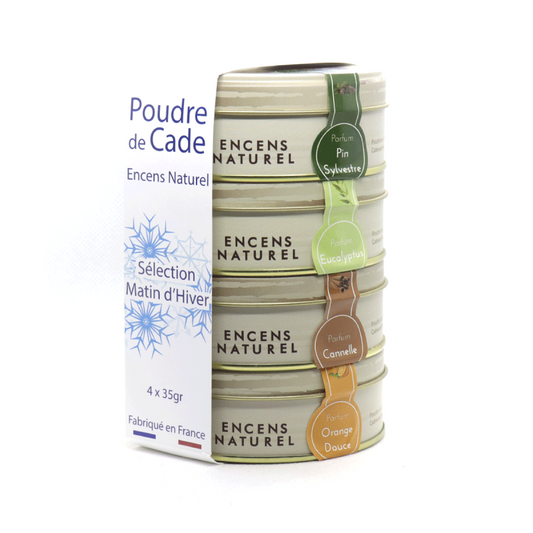 Sélection d'encens en poudre naturel