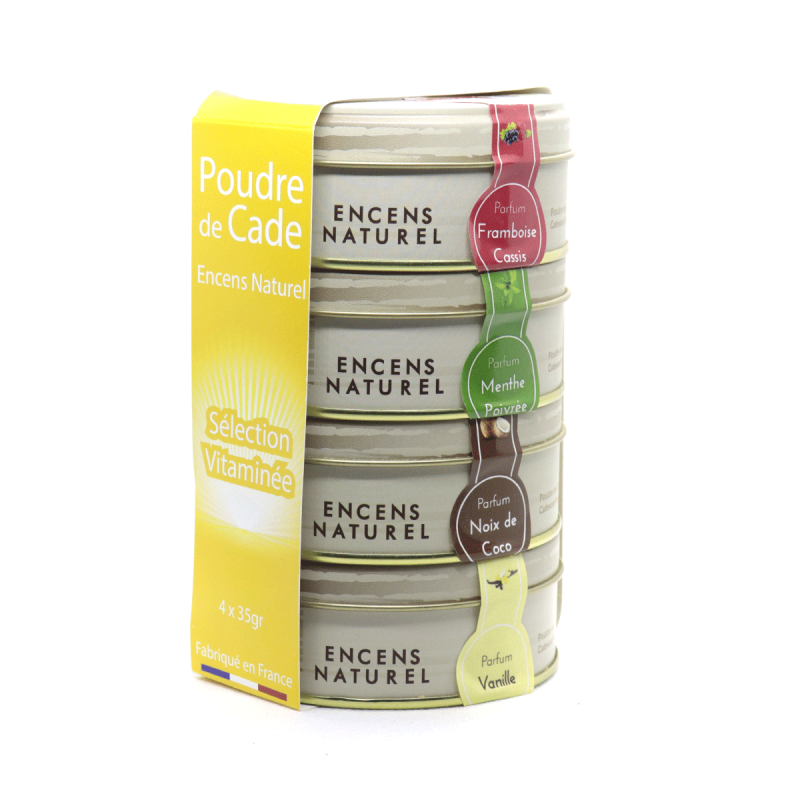 Sélection d'encens en poudre naturel