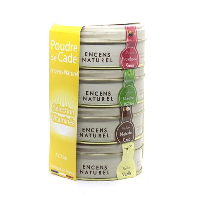 Sélection d'encens en poudre naturel